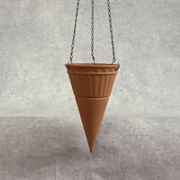 チボリ TIVOLI テラコッタ 吊り下げプランターカバー 開口部Φ15.5cm H26cm(450-18)　№1231