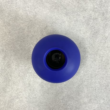 ディープブルー DEEP BLUE フラワーヴェース 最大幅Φ21cm H17.5cm（450-52）