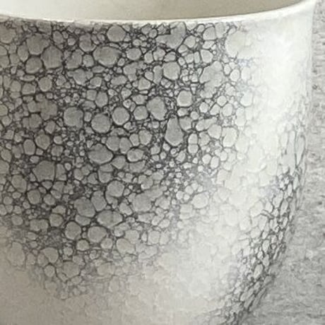 パンテオン PANTHEON  ホワイト＆グレー  H43花台付  プランターカバー Φ20.5cm H17cm（450-126）