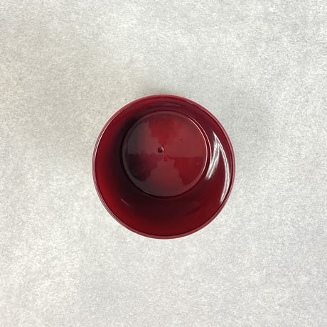 ダークレッド  DARK RED  光沢感有  プランターカバー  Φ19cm 高さ17cm (450-1413)