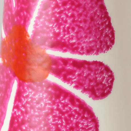 ピンクフラワー PINK FLOWER かわいい ポップな花柄 プランターカバー 高さ40cm　（450-1064）