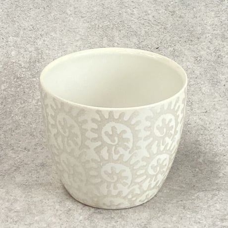 ホワイトグラマー WHITE GLAMOUR  魅力的  蛸唐草 プランターカバー Φ16.5cm H13.5cm (450-1284)