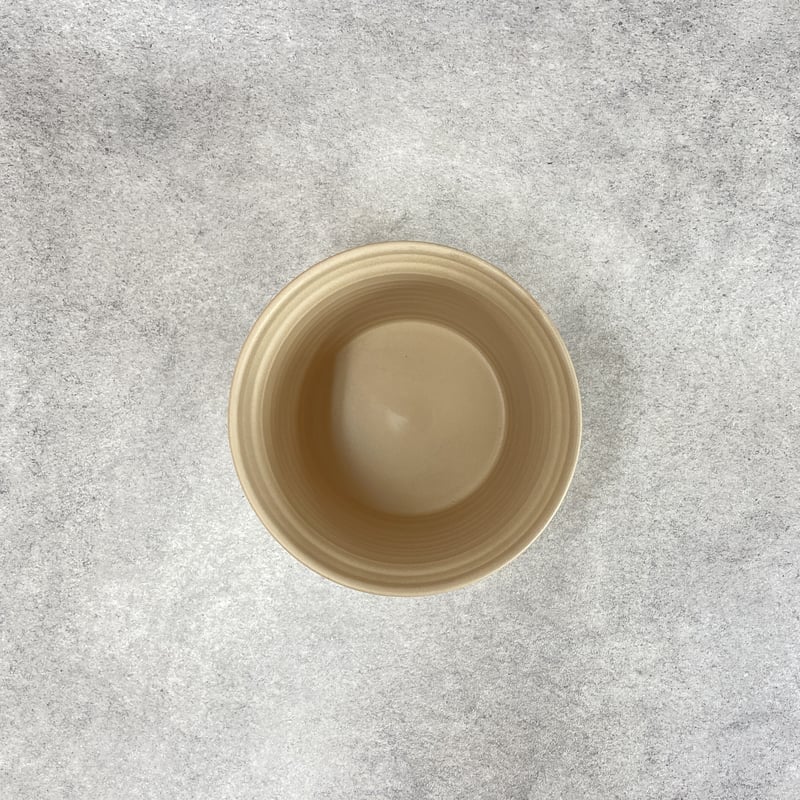 サンドベージュ SAND BEIGE 砂色 上品 プランターカバー Φ23.5cm H21cm