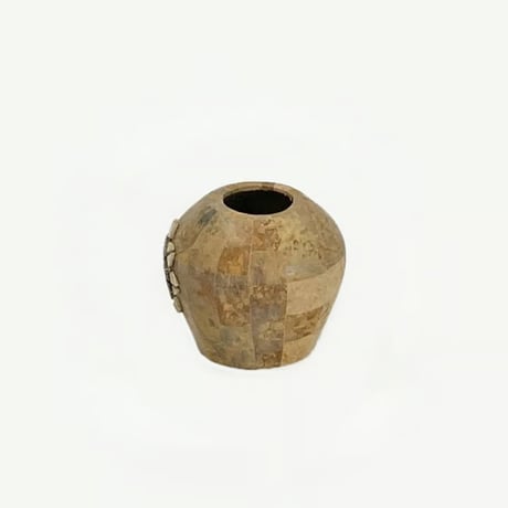 モザイクフラワーベース　MOZAIC  VASE  開口部Φ11㎝　高さ19㎝　（479-6）