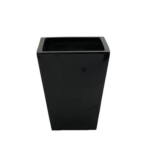 ダラット　ROSA　DALAT　SHINY　BLACK　プランターカバー　開口部□37㎝　高さ45㎝　（506-4）