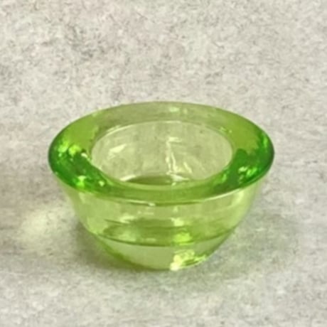 ティーライトキャンドルホルダー　グリーン　　TEA　LIGHT HOLDER　GREEN　（450-1273）