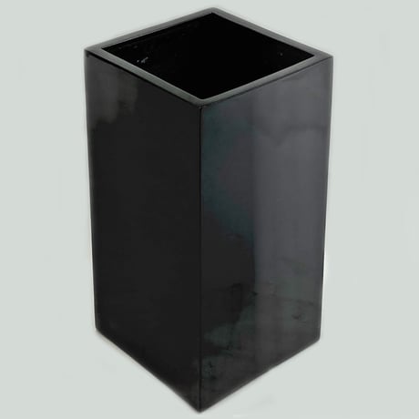 ブラックベース　 BLACK VASE52　プランターカバー　開口部□27㎝　高さ52㎝（496-77）