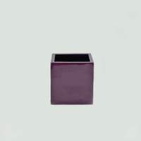 パープル　PURPLE　S　プランターカバー　開口部□27㎝　高さ27.5㎝（496-91）