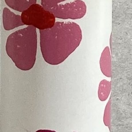 ピンクフラワー PINK FLOWER かわいい ポップな花柄 プランターカバー 高さ18.5cm  Φ10.5cm（450-1063）