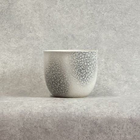 パンテオン PANTHEON  ホワイト＆グレー  H43花台付  プランターカバー Φ20.5cm H17cm（450-126）