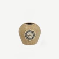 モザイクフラワーベース　MOZAIC   VASE 　開口部Φ11㎝　高さ19㎝　（479-5）
