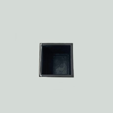 ブラックベース　 BLACK VASE52　プランターカバー　開口部□27㎝　高さ52㎝（496-77）