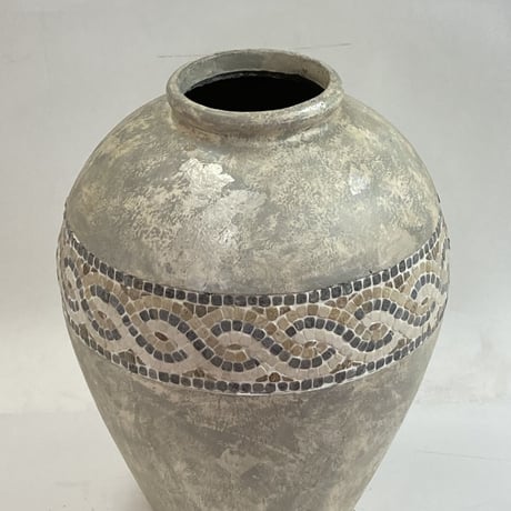 モザイクジャー　MOZAIC JAR M  壺　開口部Φ20㎝　高さ61㎝　（479-3）