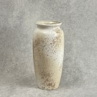 キーゼル KIESEL  存在感  ベージュ系 フラワーヴェース 最大幅Φ20cm H41cm (450-30)　№1234