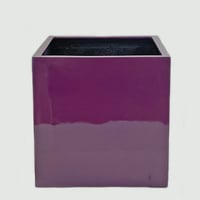 パープル　TER PURPLE　L　プランターカバー　開口部□50㎝　高さ□50㎝（496-89）