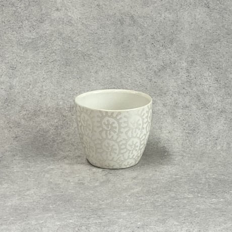 ホワイトグラマー WHITE GLAMOUR  魅力的  蛸唐草 プランターカバー Φ16.5cm H13.5cm (450-1284)