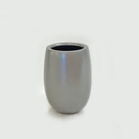 スチールグレー　TER　STEELGREY　プランターカバー　開口部Φ23㎝　高さ37㎝（496-29）