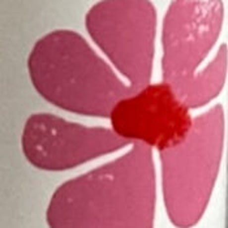 ピンクフラワー PINK FLOWER かわいい ポップな花柄 プランターカバー 高さ18.5cm  Φ10.5cm（450-1063）