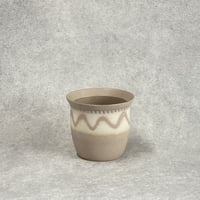 サバンナ SAVANNE  プランターカバー 素朴な風合 ベージュ Φ18.5cm H16.5cm (450-10)　№1225