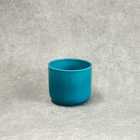 トゥルキス  TURKS  ターコイズブルー プランターカバー Φ16cm H14cm（450-989）