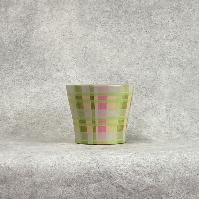 グリーンパターン GREEN PATTERN かわいい チェック柄 人気 プランター