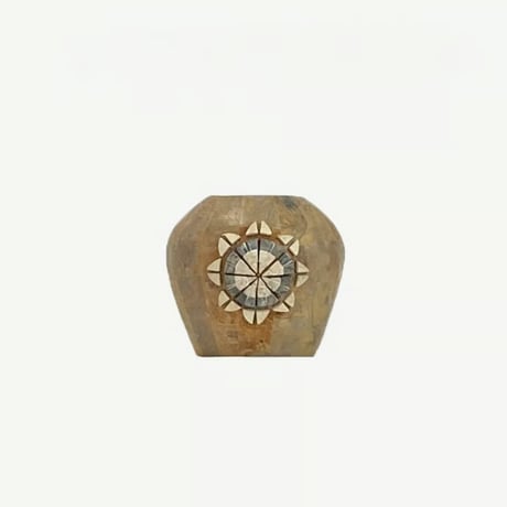 モザイクフラワーベース　MOZAIC  VASE  開口部Φ11㎝　高さ19㎝　（479-6）