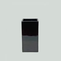ブラックベース　 BLACK VASE52　プランターカバー　開口部□27㎝　高さ52㎝（496-77）