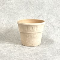 コットン COTTON   プランターカバー  素朴な風合  かわいい  Φ17cm高さ14cm(450-398)