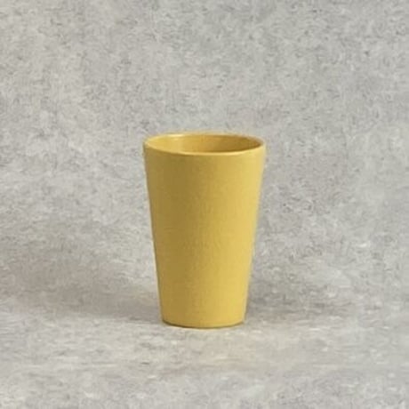 イエロー YELLOW シンプル 北欧  花器  プランターカバー Φ10.5cm  H15.5cm（450-1097）