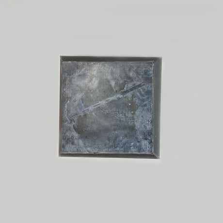 ジンク　L　TER　ZINC L　プランターカバー　開口部□50㎝　高さ49㎝　（496-58）