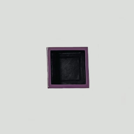 パープル　PURPLE　S　プランターカバー　開口部□27㎝　高さ27.5㎝（496-91）