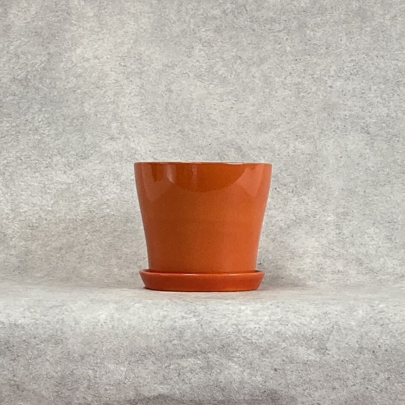 レッドオレンジ RED ORANGE 植木鉢風 プランターカバー Φ17cm レッドオレンジ RED ORANGE 植木鉢風 プランターカバー Φ17cm