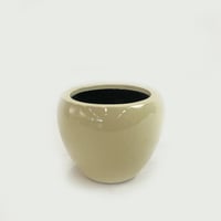アイボリー　TER　IVORY　プランターカバー　開口部Φ26㎝　高さ23㎝（496-36）