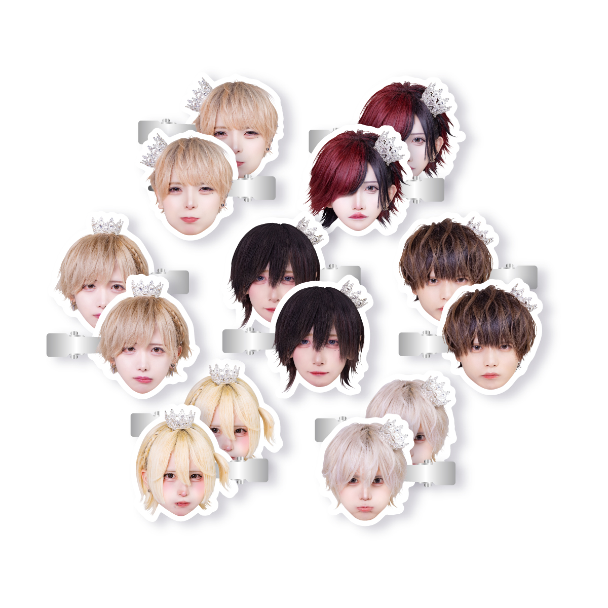 Poltergeist】3rd ONE-MAN LIVE 拗ね顔ヘアクリップ（全7種・ランダ