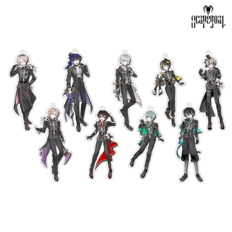 Scapegoat】初期衣装 等身キャラアクリルキーホルダー（ランダム