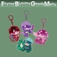 ▷ せーぶぽいんと】等身イラストアクリルキーホルダー（ランダム