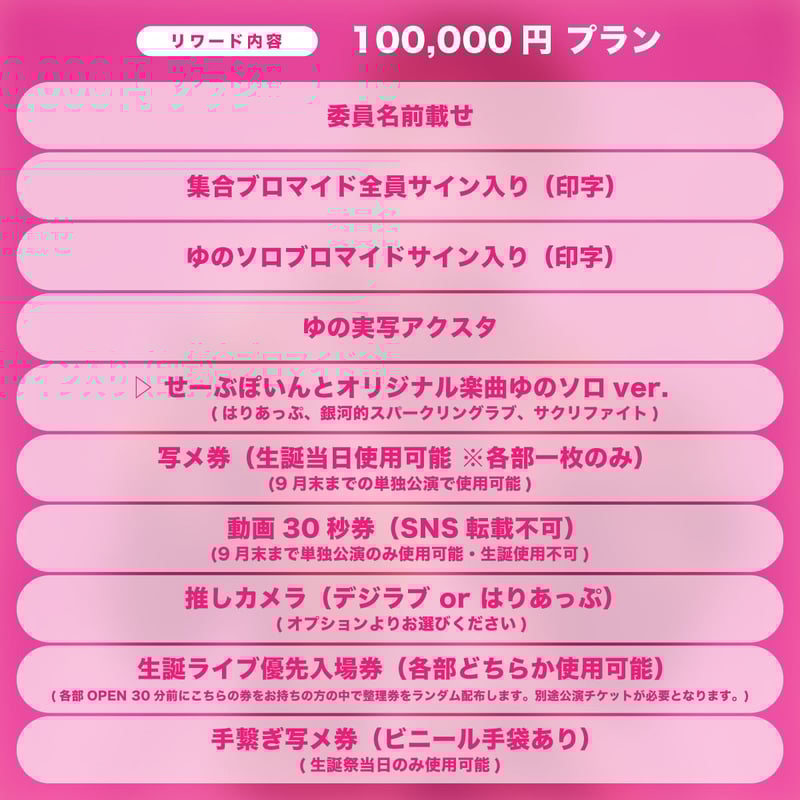 ▷ せーぶぽいんと】ゆの生誕祭を盛大に開催したい！！ | RINDO ONLINE