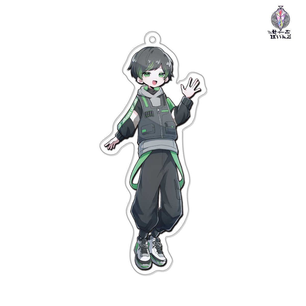 新品★▷せーぶぽいんと【ゆき】等身イラストアクリルキーホルダー② ▷ せーぶぽいんと】クリスマス アクリルスタンドキーホルダー