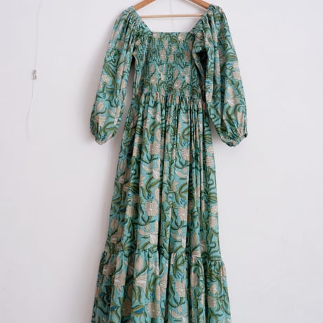 SISTER MARKET ONEPIECE/green floral