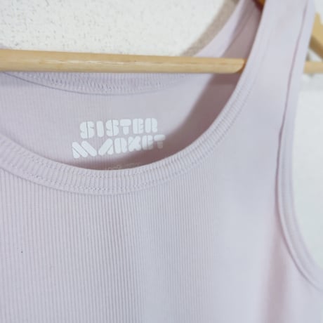 RIB TANKTOP/PURPLE