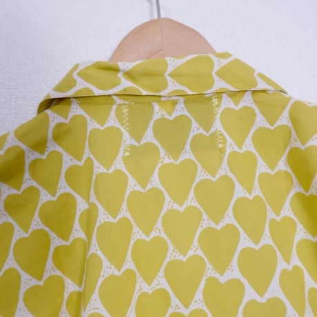 LOVERY PAJAMA SHIRTS/YELLOW