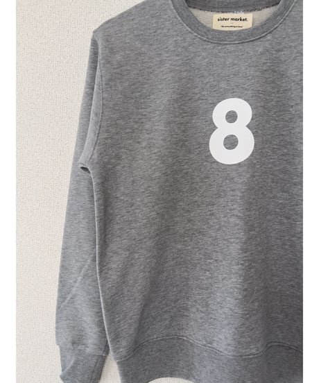 Number Sweat / Gray / No.8