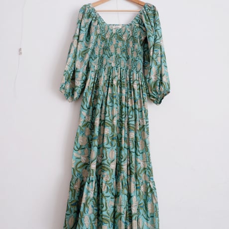 SISTER MARKET ONEPIECE/green floral