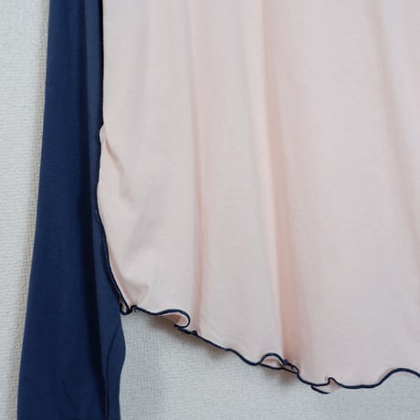 ORIGINAL RAGLAN LS TEE / NAVY×PINK