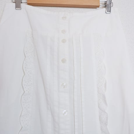 FRILL SKIRT WHITE