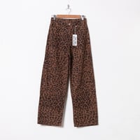 ANIMAL PRINT BERTA LONG DENIM