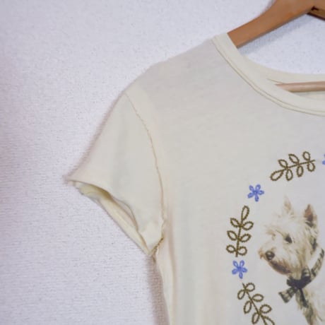 DOG TEE/YELLOW
