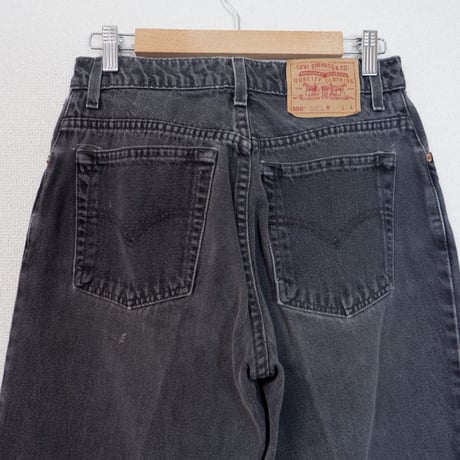 LEVI'S 550 BLACK①
