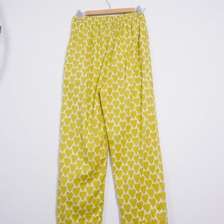 LOVERY PAJAMA PANTS/YELLOW