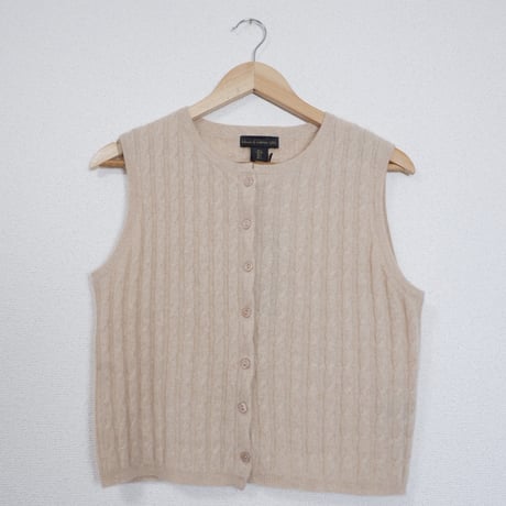 Cashmere Knit Vest